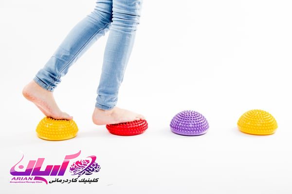 تمرینات کاردرمانی پا برای کودکان