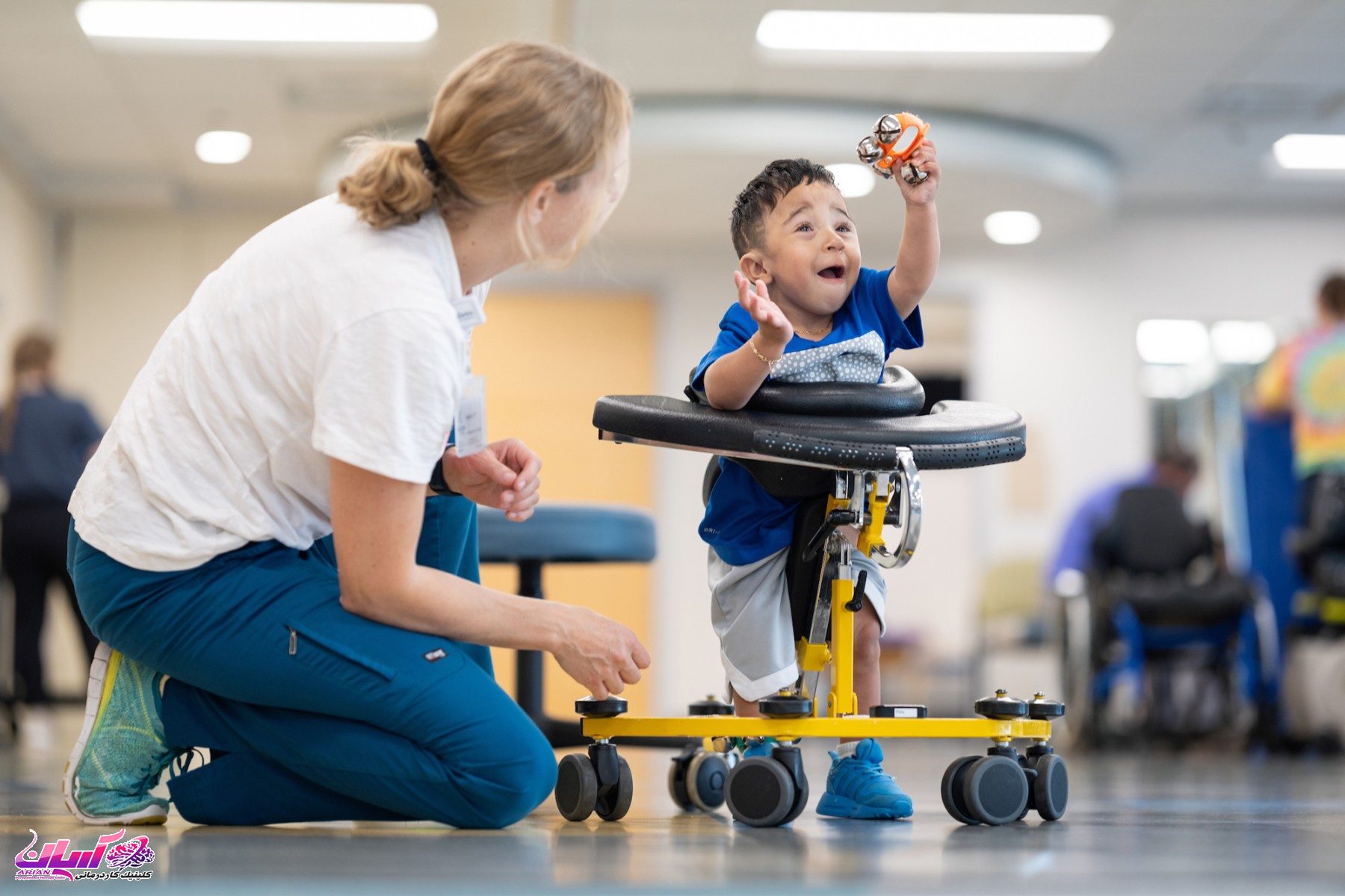 کاردرمانی برای کودکان مبتلا به سی پی